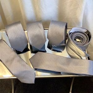 Banana Republic Tie, silver, price is for each.